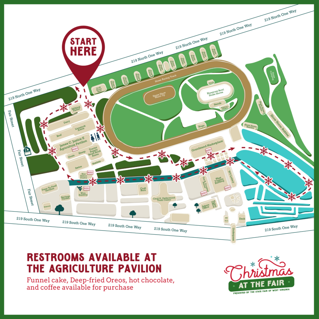 Christmas at the Fair 2 CATF 2023 Map
