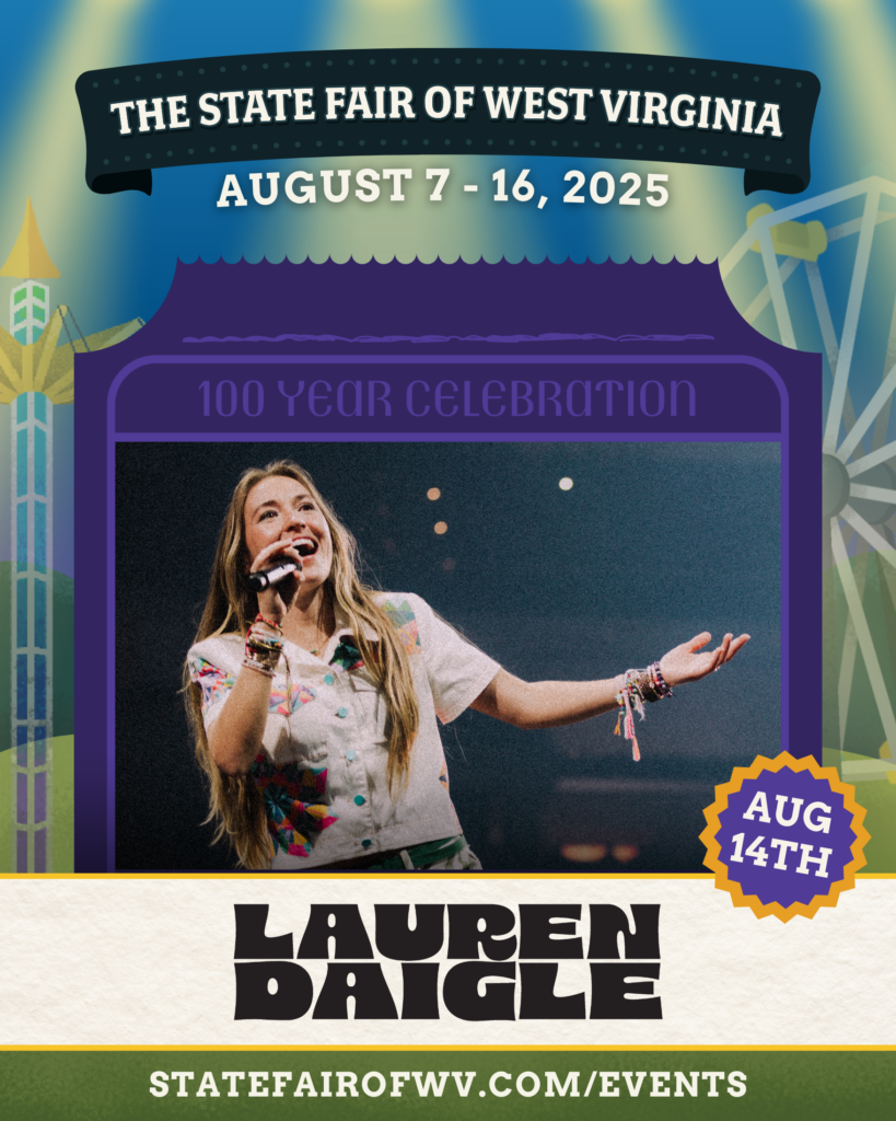 Tickets on Sale for Lauren Daigle at the State Fair 4 Lauren Daigle State Fair of West Virginia